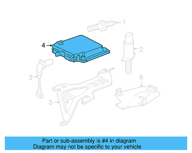 Engine Control Unit 070-906-016-DC - View 2