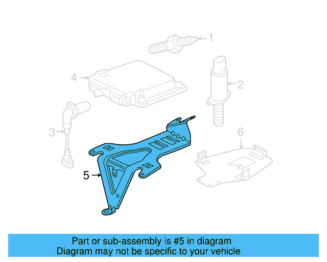 ECM Bracket 7L0-907-645-A - View 14