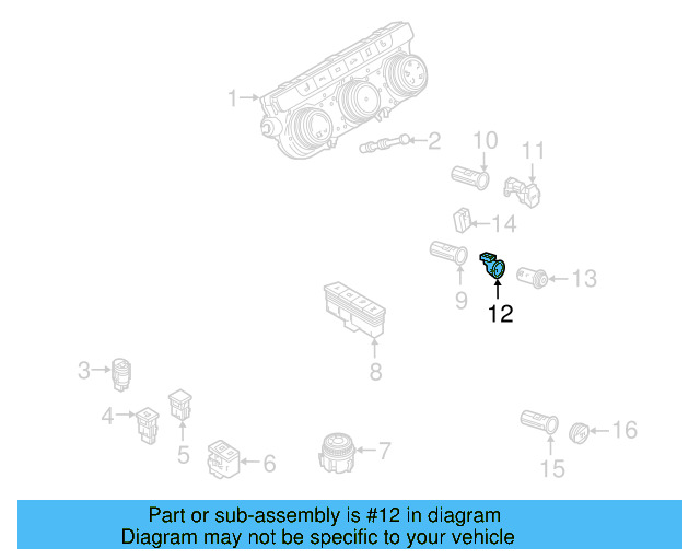 Power Outlet Spring 6Y0-919-341-9B9 - View 17