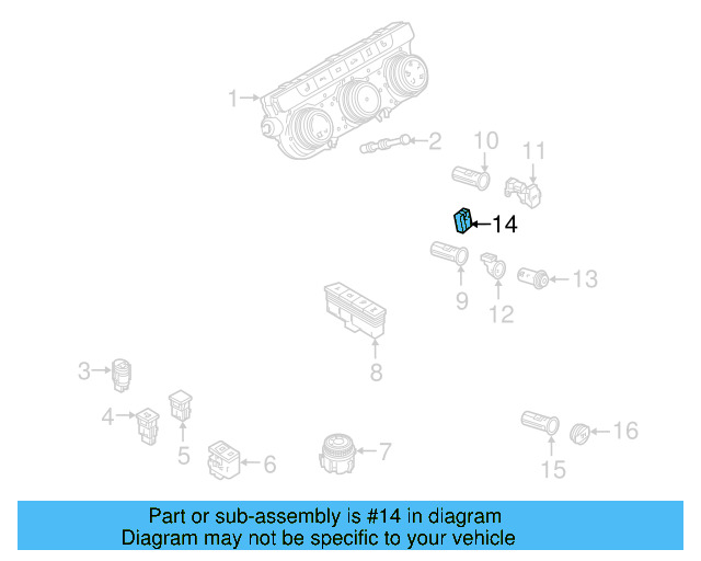 Ignition Switch 5Q0-905-849-C - View 3