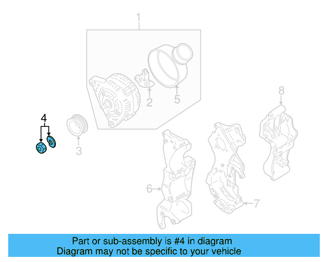 Pulley Hardware Kit 028-903-320-C - View 75