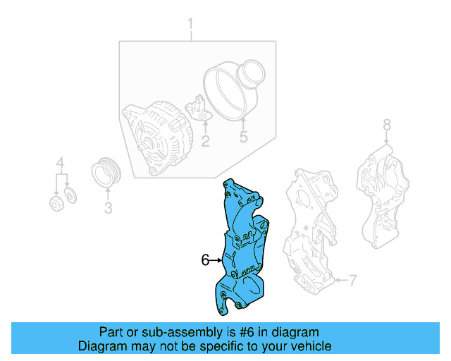 Bracket 06A-903-141-P - View 17