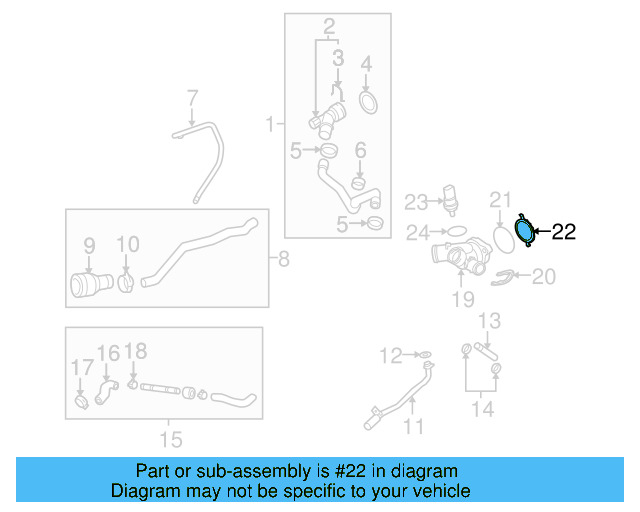 Flange Seal 07K-121-149 - View 32