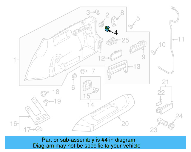 Side Trim Panel Screw N-906-986-06 - View 69