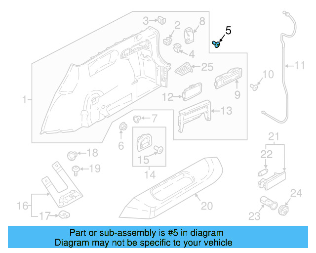 Side Trim Panel Screw N-906-986-06 - View 21