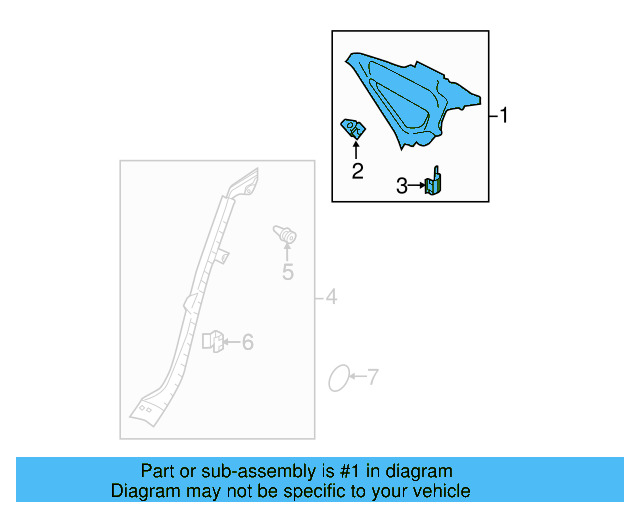 Lower Quarter Trim 561-867-765-C-95T