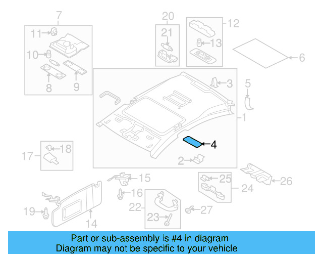 Frame Trim 1K0-867-599-D - View 5