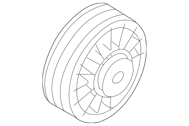 Serpentine Idler Pulley 074-145-278-E - View 2