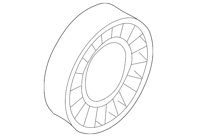 Serpentine Idler Pulley 074-145-278-E - View 3