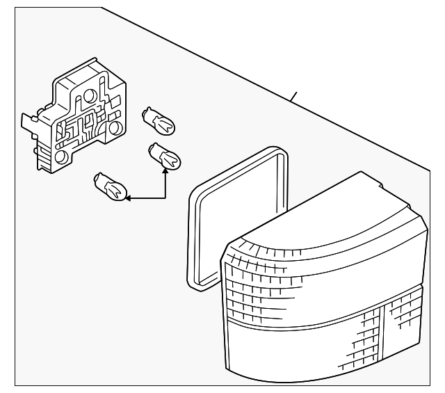 Tail Lamp Assembly 701-945-095-A-01C - View 2