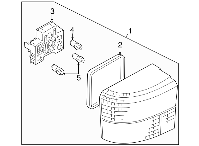 Tail Lamp Assembly 701-945-095-A-01C