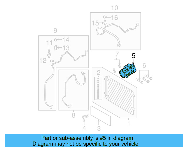 A/C Compressor 1K0-820-859-S - View 17