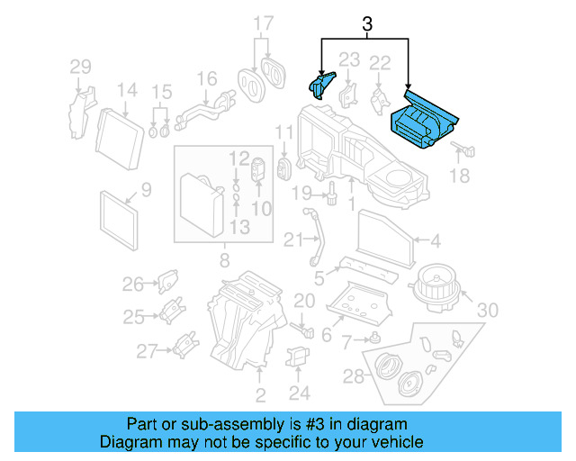 Intake Duct 3C0-898-304-D - View 42