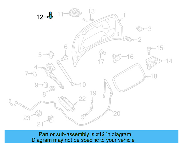 Mount Bracket Rear Bolt N-105-695-01 - View 16
