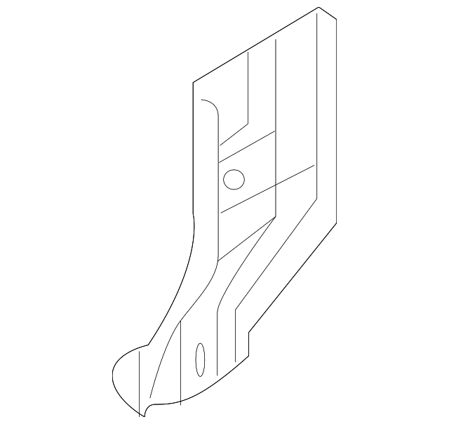Rear Body Panel Reinforcement 3CN-813-746 - View 2