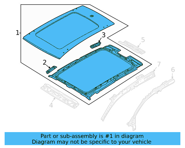 Roof Panel 2GJ-817-101-A