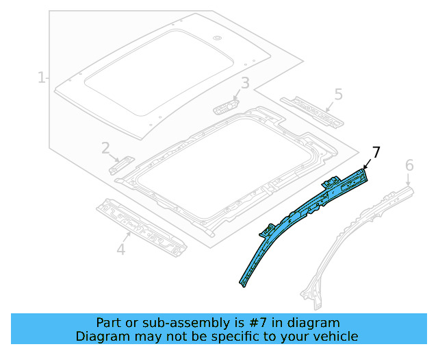 Rail Reinforced 2GJ-810-412-A - View 6