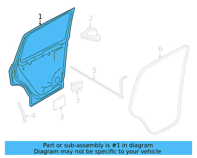 Door Shell 2GJ-833-055-C