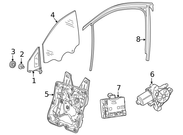 Window Motor 4K0-959-811-A