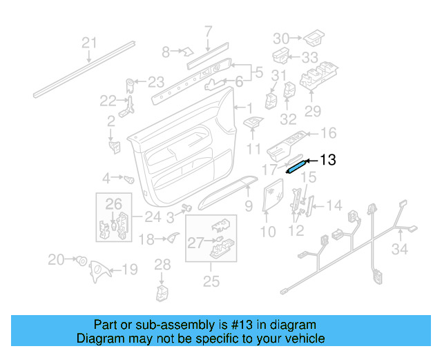 Pull Handle 7L6-867-161-B-7B4 - View 5