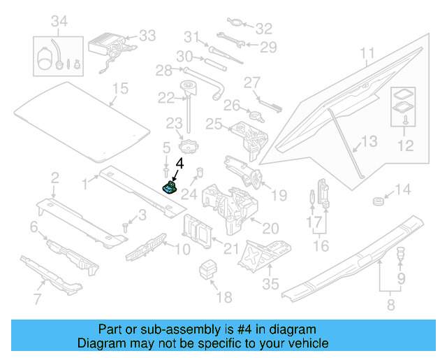 Tie Down Hook 1K0-864-203-C-2ZZ - View 72