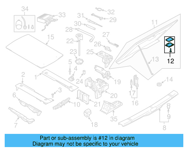 Pull Handle 7L0-864-115-7G8 - View 2