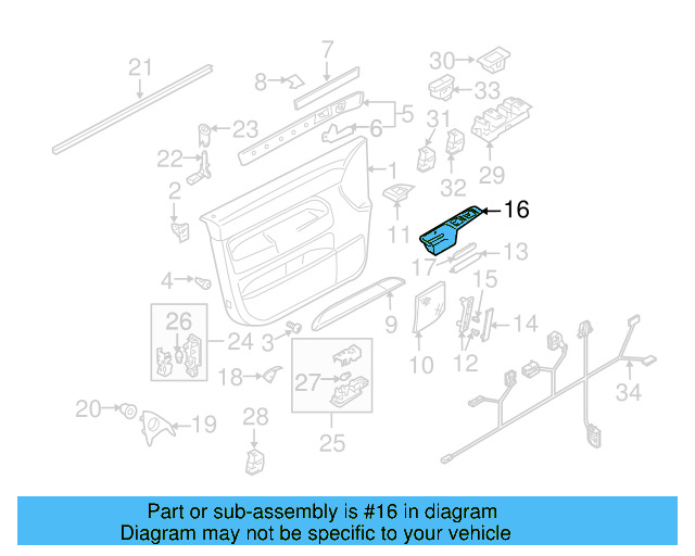 Switch Panel 7L6-867-157-E-7P1