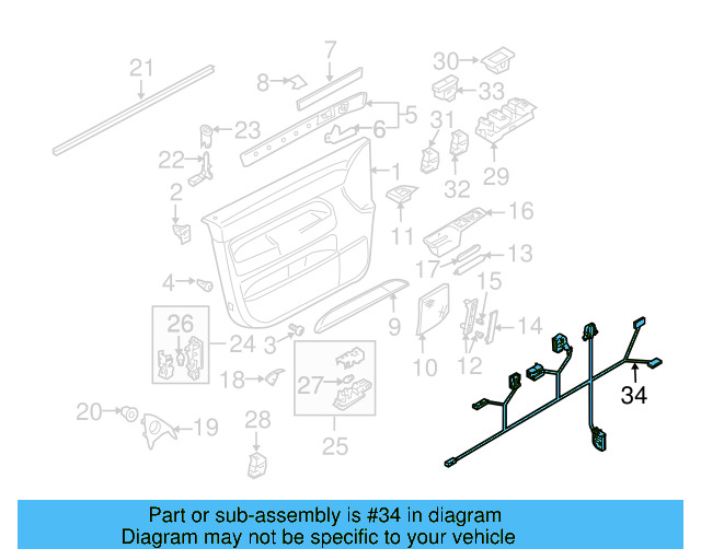 Wire Harness 7L6-971-121-J