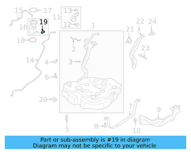 Fuel Gauge Sending Unit 5QM-919-673-K