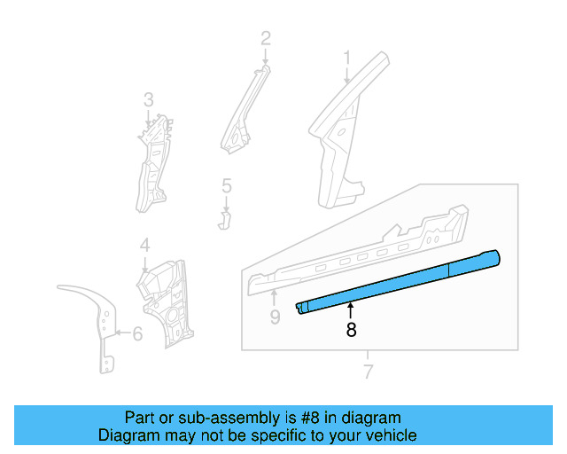Rocker Panel 1Y0-809-706-A - View 8