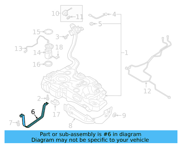 Tank Strap 5Q0-201-656-F - View 8
