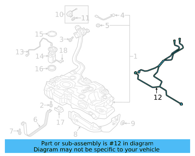 Breather Tube 5Q0-201-160-AL - View 7