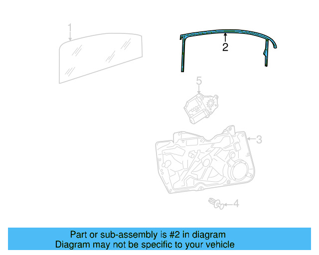 Window Channel 5K3-837-432-B-5AP