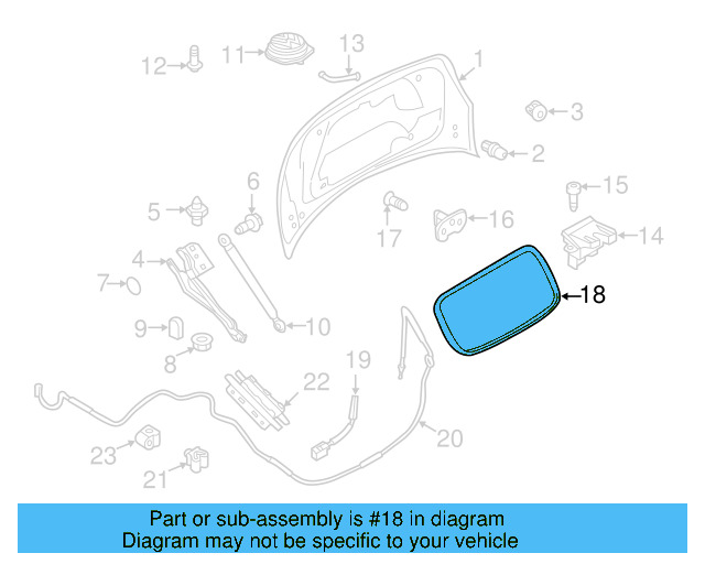 Weatherstrip 5C3-827-705-C-9B9 - View 3