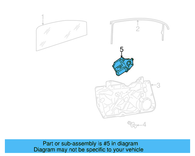 Window Motor 5K0959701JZ0A - View 2