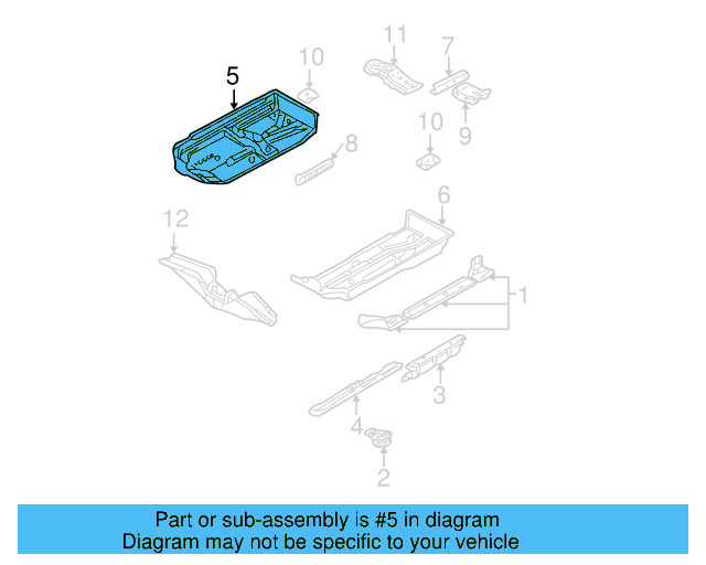 Floor Pan 1J0-803-206 - View 21
