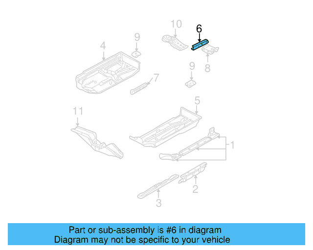 Floor Pan 1J0-803-205 - View 21