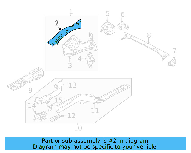 Rail Reinforced 561-809-145-A - View 3