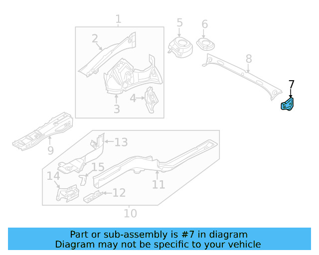 Strut Mount Reinforced Plate 5C0-809-112 - View 15