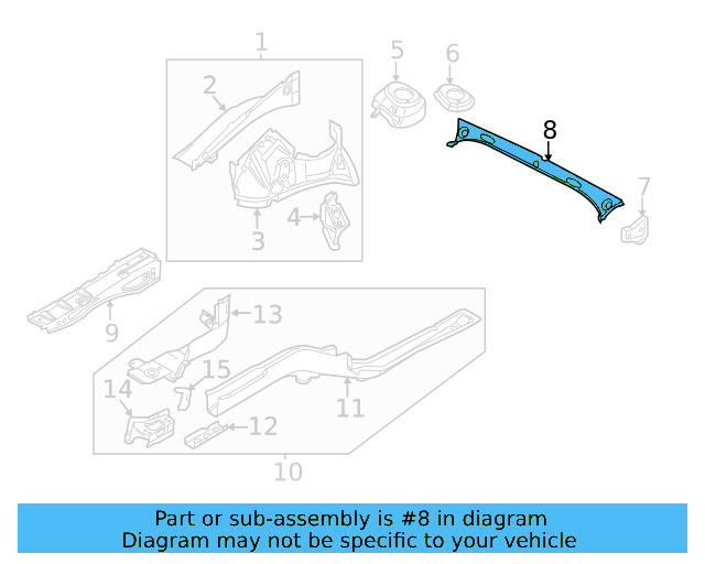 Cross Bar 561-805-364 - View 4