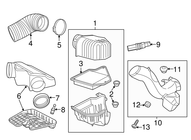 Air Duct 7B0-129-622-C