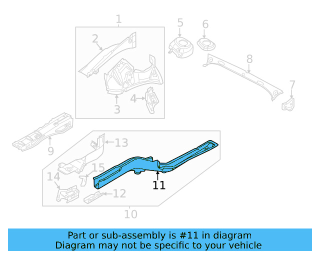 Rail Section 5C0-803-105 - View 16