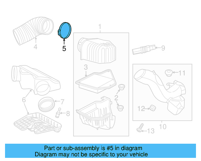 Air Duct Clamp 7B0-129-677-A