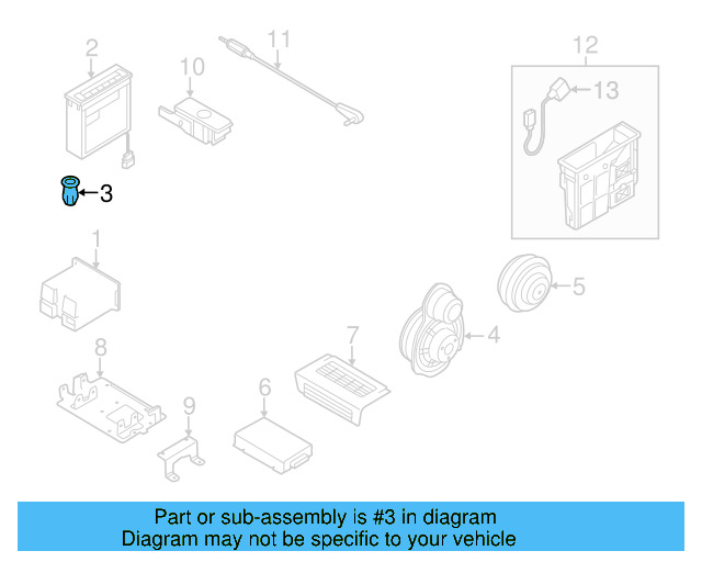CD Changer Buffer 3B0-035-343 - View 11