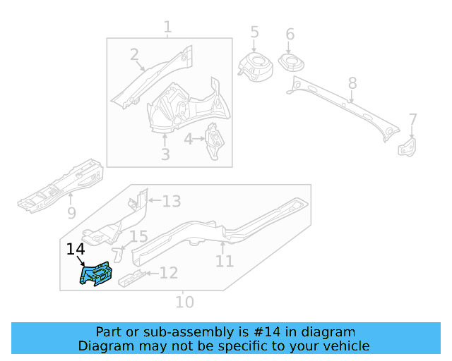 Engine Bracket 5C0-802-068 - View 21