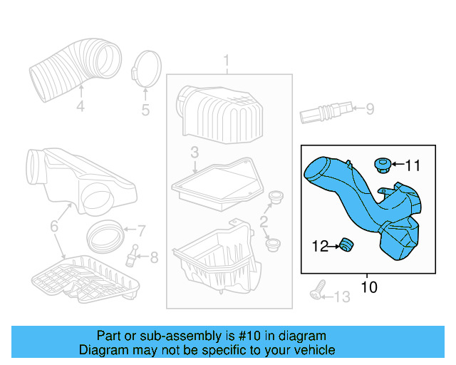 Intake Duct 7B0-129-609-A