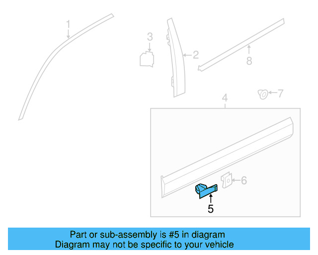Molding Grommet 1H0-853-586 - View 20
