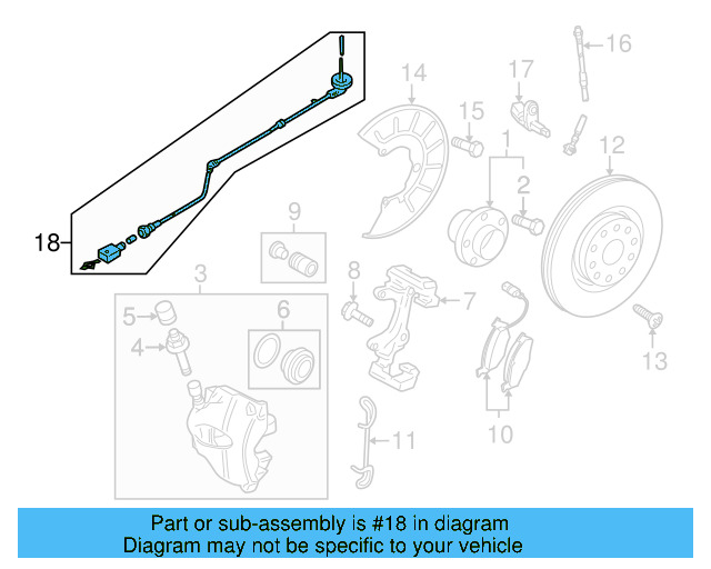 ABS Sensor Wire 1K0-927-903-R - View 30