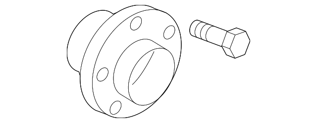 Wheel Bearing And Hub Assembly 5K0-498-621-A