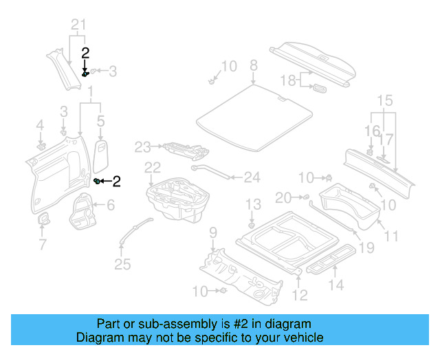 Pillar Trim Clip 701-867-299-U71